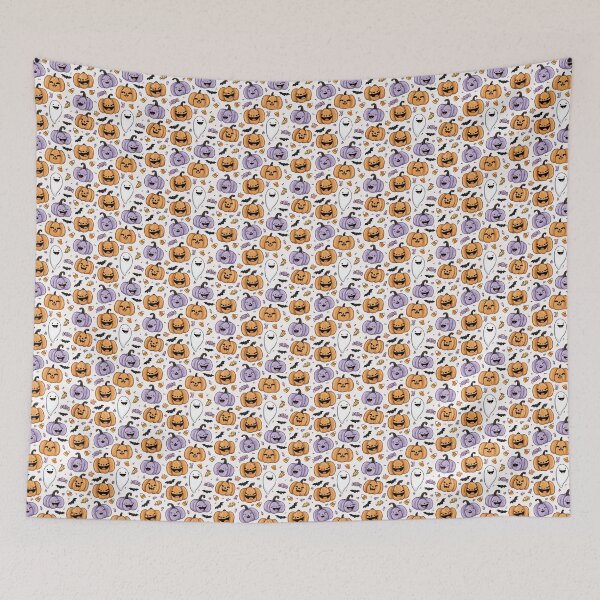 Item preview, Cute Halloween Pumpkin Pillow – Cozy Holiday Decorative  designed and sold by calm-style.