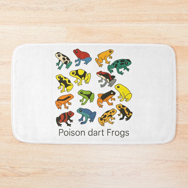 Item preview, Colorful Poison Dart Frogs Cute Amphibian Nature Animal Illustration Design designed and sold by DrawHandArt.