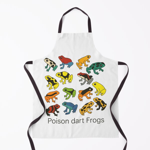 Item preview, Colorful Poison Dart Frogs Cute Amphibian Nature Animal Illustration Design designed and sold by DrawHandArt.
