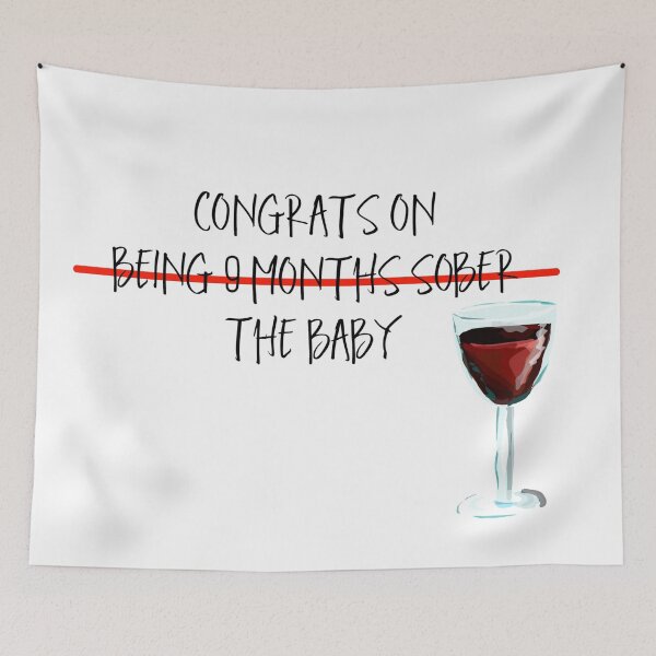 Item preview, Nine Months Sober designed and sold by Laura Lise Wong.