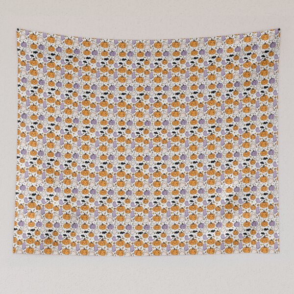 Item preview, Cute Halloween Pumpkin Pillow – Cozy Holiday Decorative  designed and sold by calm-style.