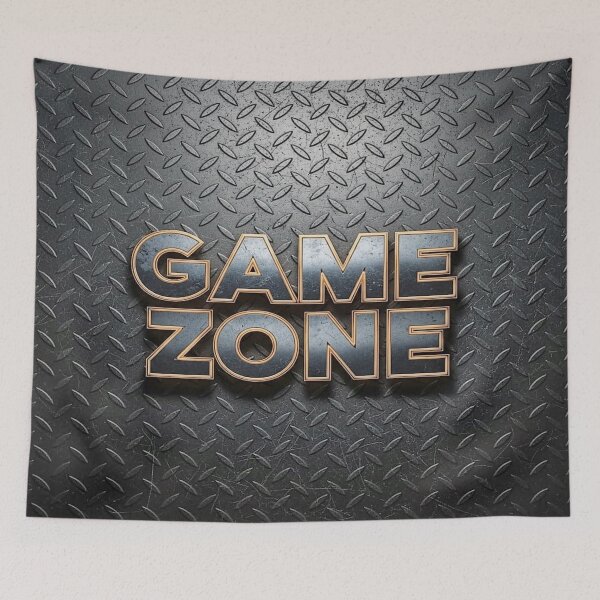 Item preview, Game Zone Grey – Industrial Gamer Style Design designed and sold by A2JRetro.