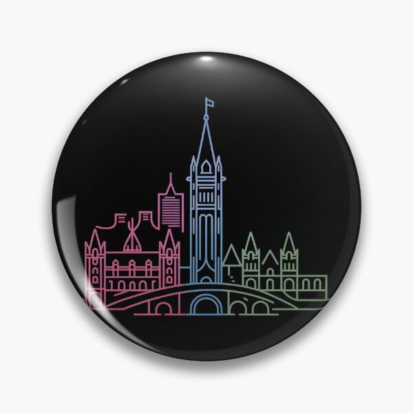 Item preview, Ottawa Skyline – Minimalist Neon Travel Souvenir Design designed and sold by Paper Drip.