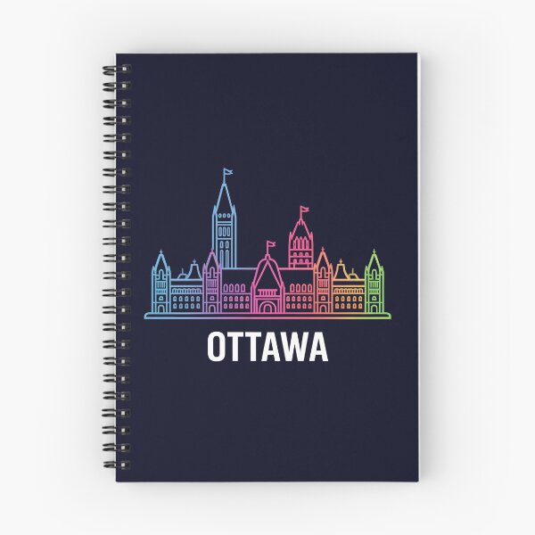 Item preview, Ottawa Skyline – Minimalist Travel Souvenir Design designed and sold by Paper Drip.