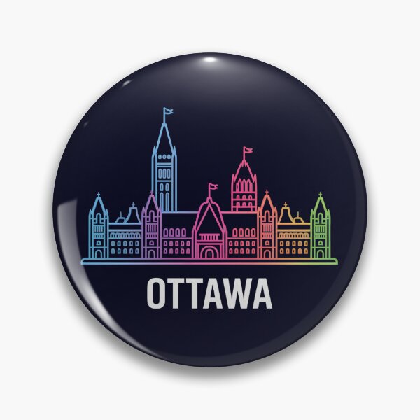 Item preview, Ottawa Skyline – Minimalist Travel Souvenir Design designed and sold by Paper Drip.