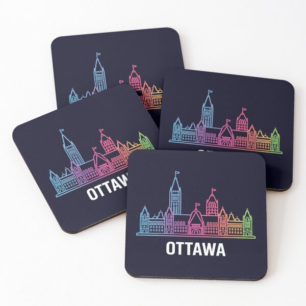 Item preview, Ottawa Skyline – Minimalist Travel Souvenir Design designed and sold by Paper Drip.