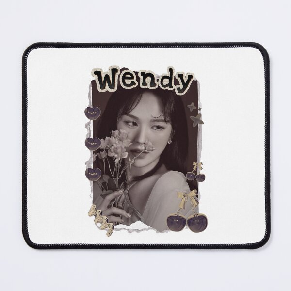 Item preview, Wendy Red Velvet Kpop Soloist Scrapbook Collage Cozy Y2K Vintage Design designed and sold by HELL0WBELLO.