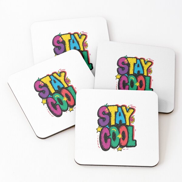 Item preview, Stay Cool Vintage Colorful Lettering designed and sold by mariaben33.