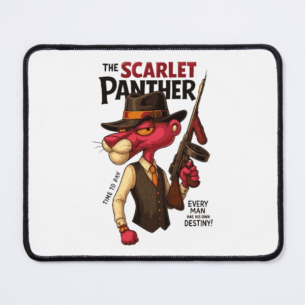 Item preview, Scarlet Panther Gangster Noir Illustration designed and sold by -DEEWOLF-.