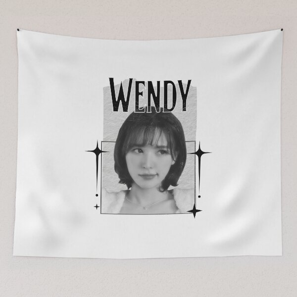 Item preview, Wendy Red Velvet Kpop Soloist Scrapbook Collage Cozy Y2K Vintage Design designed and sold by HELL0WBELLO.