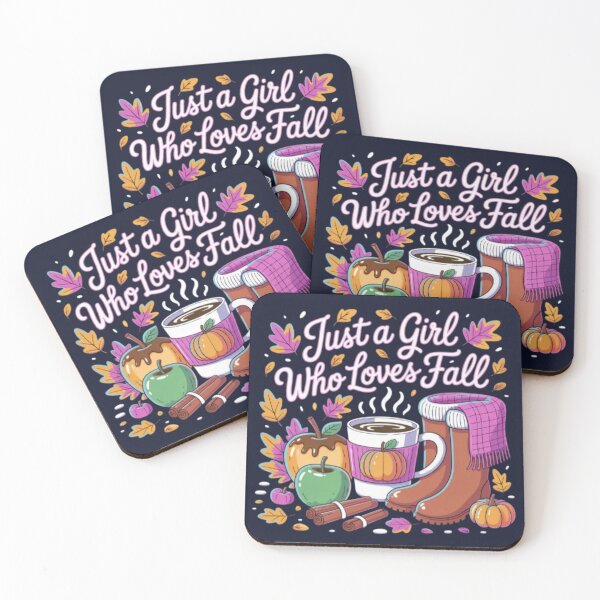 Item preview, Just a Girl Who Loves Fall – Cozy Autumn Coffee, Pumpkin & Boots Design for Fall Lovers designed and sold by GemBob Creations.