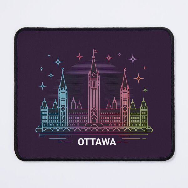 Item preview, Ottawa Skyline – Minimalist Neon Travel Souvenir Design designed and sold by Paper Drip.