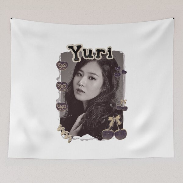 Item preview, Kwon Yuri Kpop Soloist Scrapbook Collage Cozy Y2K Vintage Design designed and sold by HELL0WBELLO.