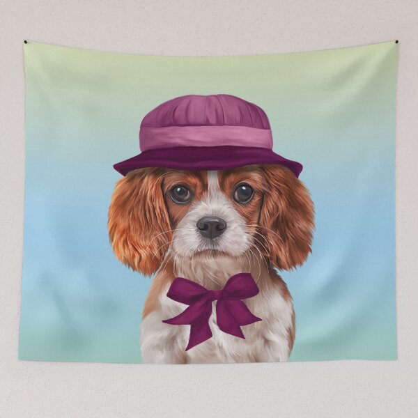 Item preview, Drawing dog breed Cavalier King Charles Spaniel designed and sold by bonidog.