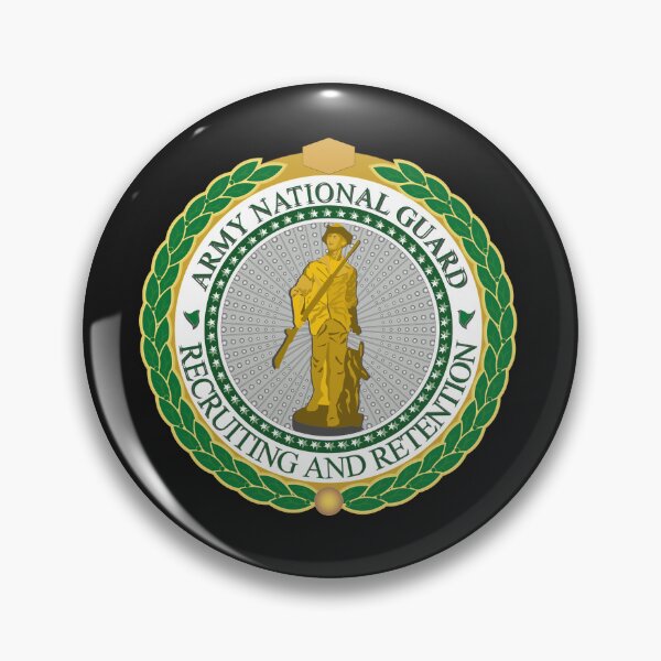 Item preview, Badge - Army National Guard Retention - Recruiting Badge  - Senior wo text  x 300 designed and sold by Military Insignia Products.
