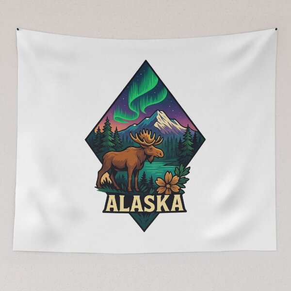 Item preview, Alaska – Wilderness and Northern Lights designed and sold by Ahau Designs.