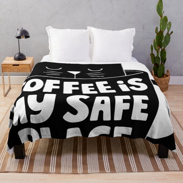 Item preview, Coffee Cat Safe Place Illustration designed and sold by -DEEWOLF-.