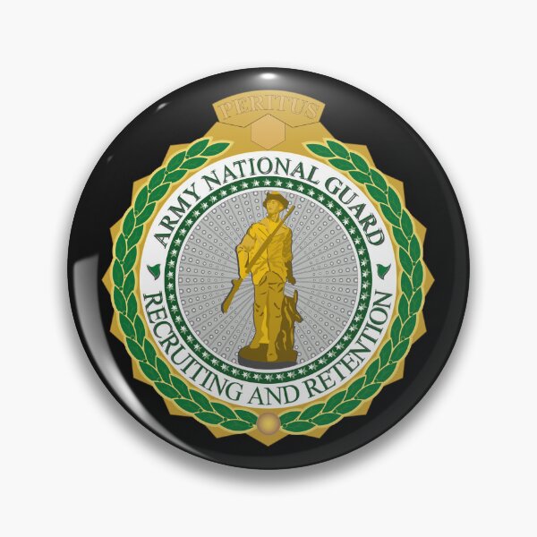 Item preview, Badge - Army National Guard Retention - Recruiting Badge  - Master wo text x 300 designed and sold by Military Insignia Products.