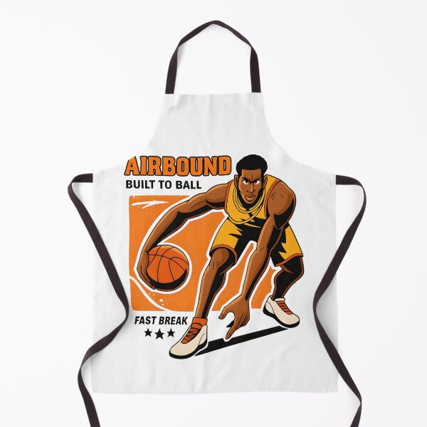 Item preview, Airbound Basketball Dribble Art – Built to Ball Athlete Illustration for Sports Fans and Streetwear designed and sold by DrawHandArt.