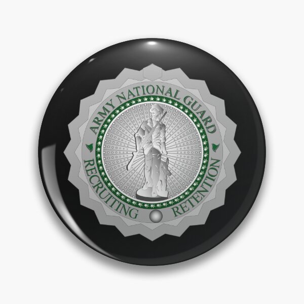 Item preview, Badge - Army National Guard Retention - Recruiting Badge  - Basic wo text x 300 designed and sold by Military Insignia Products.