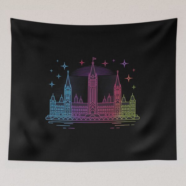 Item preview, Ottawa Skyline – Minimalist Neon Travel Souvenir Design designed and sold by Paper Drip.