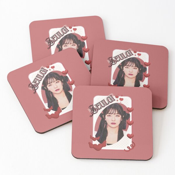 Item preview, Seulgi Red Velvet Korean Solo Artist Card Red Aesthetic Collage Design designed and sold by AJUNICE STUDIO.
