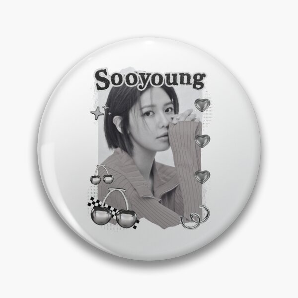 Item preview, Choi Sooyoung  Kpop Solo Artist Black and White Collage Digital Art Portrait designed and sold by AJUNICE STUDIO.