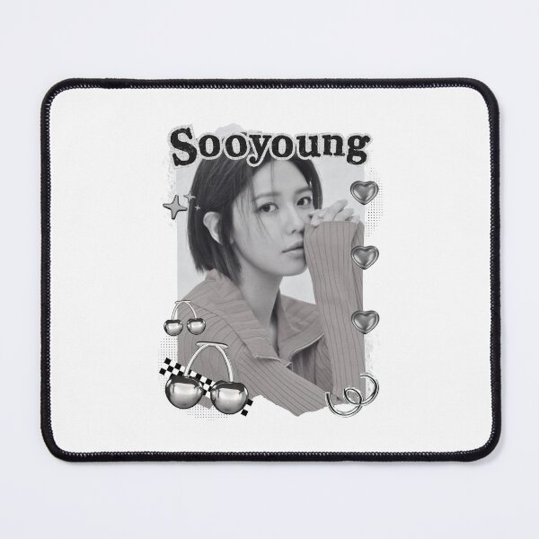 Item preview, Choi Sooyoung Kpop Solo Artist Black and White Collage Digital Art Portrait designed and sold by AJUNICE STUDIO.
