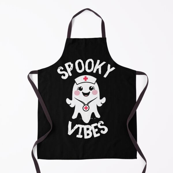 Item preview, Spooky Nurse Vibes – Cute Halloween Ghost for Healthcare Heroes designed and sold by Coaster Culture Industries.