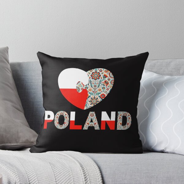 Item preview, Heart of Poland- Polish Flag and Folk Flowers Design  designed and sold by MoniaZ.