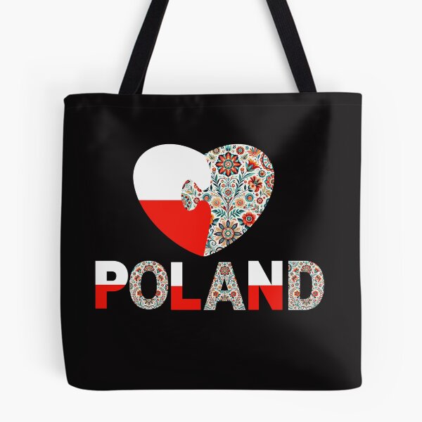 Item preview, Heart of Poland- Polish Flag and Folk Flowers Design  designed and sold by MoniaZ.