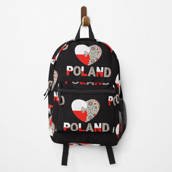 Item preview, Heart of Poland- Polish Flag and Folk Flowers Design designed and sold by MoniaZ.