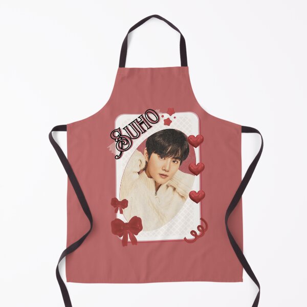 Item preview, Suho from EXO Korean Solo Artist Card Red Aesthetic Collage Design designed and sold by AJUNICE STUDIO.