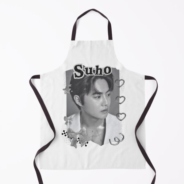 Item preview, Suho from EXO Kpop Solo Artist Black and White Collage Digital Art Portrait designed and sold by AJUNICE STUDIO.