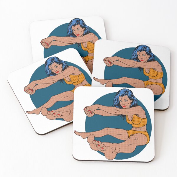 Item preview, Orange Bikini Pinup designed and sold by SolefulStickers.