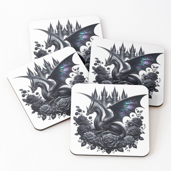 Item preview, Mystical Black Dragon designed and sold by Eiwaprints.