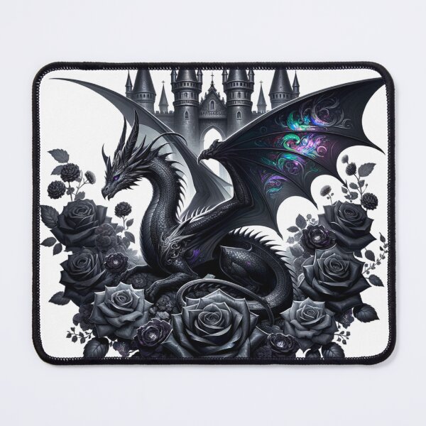 Item preview, Mystical Black Dragon designed and sold by Eiwaprints.