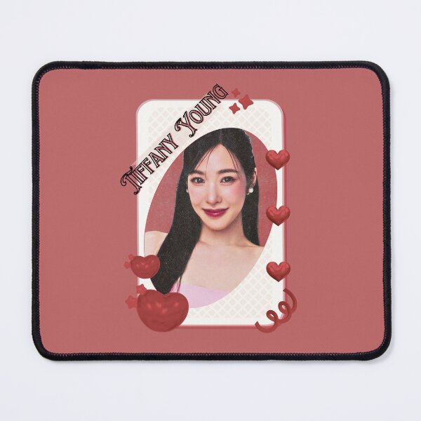 Item preview, Tiffany Young Korean Solo Artist Card Red Aesthetic Collage Design designed and sold by AJUNICE STUDIO.