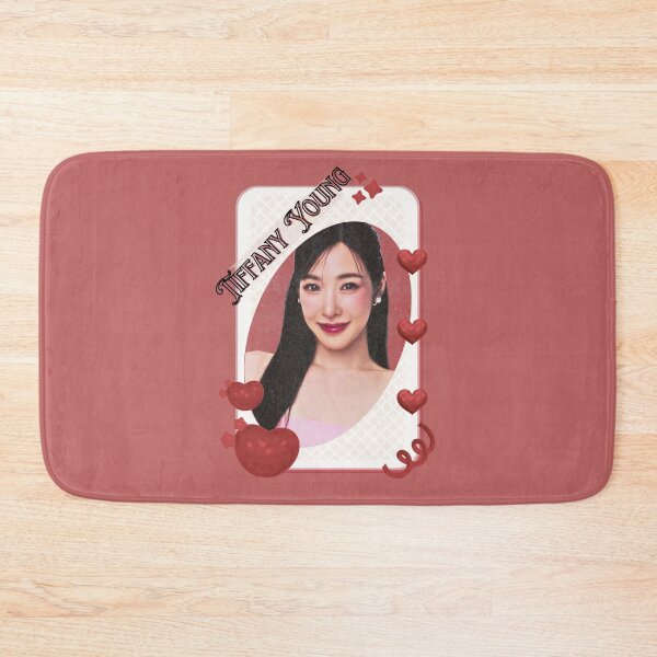 Item preview, Tiffany Young Korean Solo Artist Card Red Aesthetic Collage Design designed and sold by AJUNICE STUDIO.