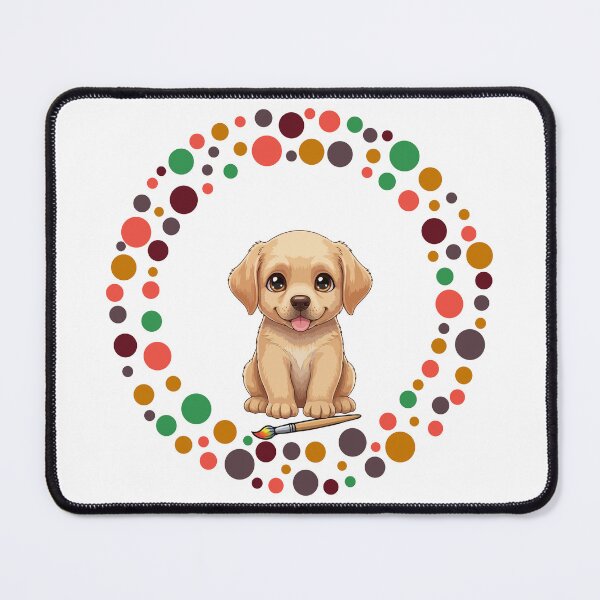 Item preview, Celebrate Dot Day with My Labrador Retriever | Colorful Dog Art designed and sold by The Real Life Symphony.