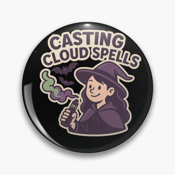 Item preview, Casting Cloud Spells – Halloween Witch Vape Design designed and sold by House of Taste Designs.