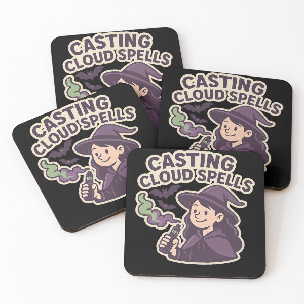Item preview, Casting Cloud Spells – Halloween Witch Vape Design designed and sold by House of Taste Designs.