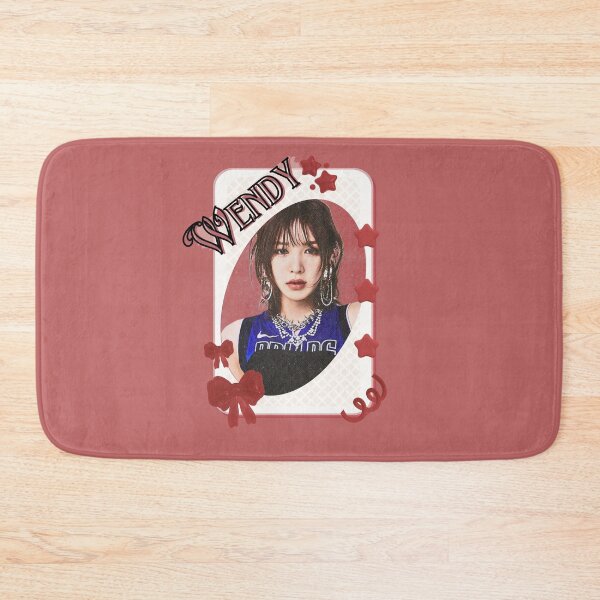 Item preview, Wendy Red Velvet Korean Solo Artist Card Red Aesthetic Collage Design designed and sold by AJUNICE STUDIO.