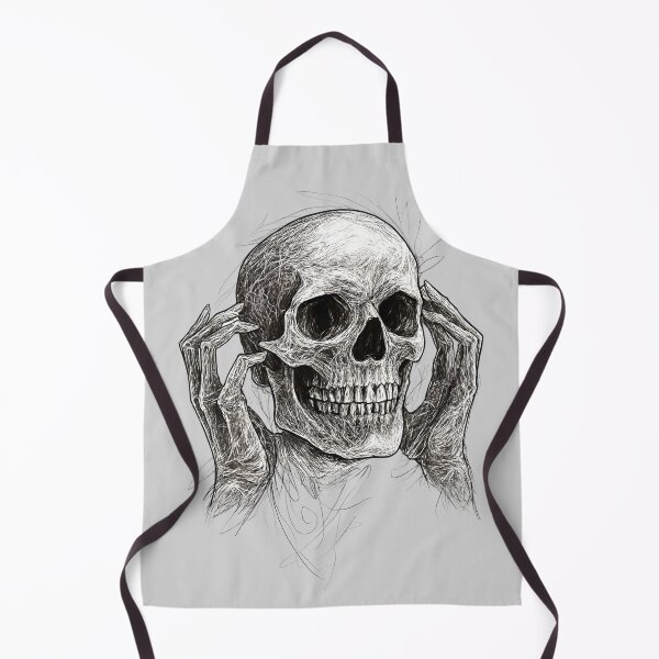 Item preview, Zombie Skull Holding Head designed and sold by NightTimeJ.