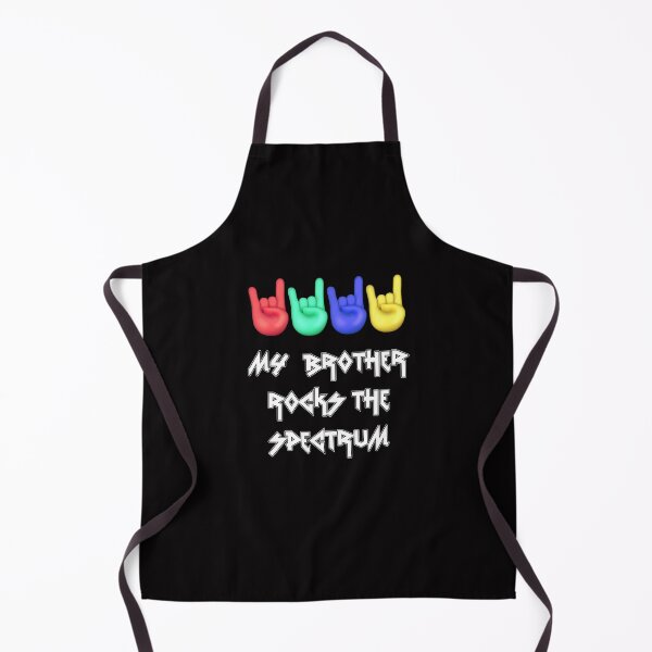 Item preview, MY BROTHER ROCKS THE SPECTRUM designed and sold by GENX-AUTISM-DAD.