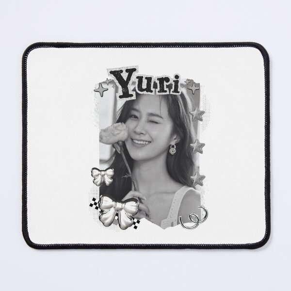 Item preview, Kwon Yuri Kpop Solo Artist Black and White Collage Digital Art Portrait designed and sold by AJUNICE STUDIO.