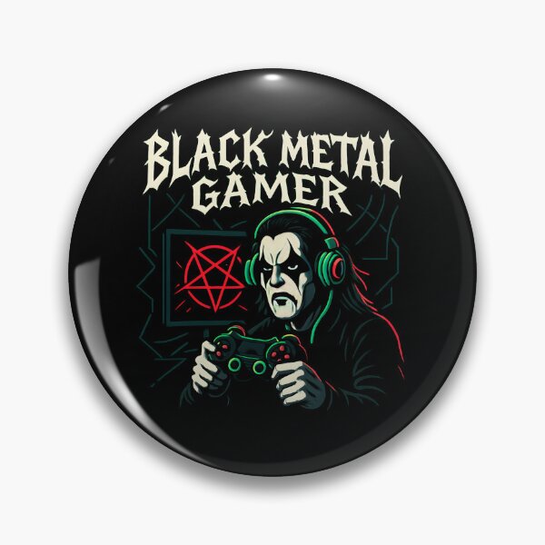 Item preview, Black Metal Gamer designed and sold by Krossgor.