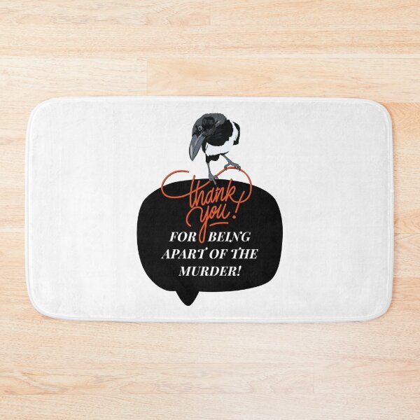Item preview, Thank You For Being Part of My Murder! - Crow Lover Gift - Unique Community Appreciation Design designed and sold by Vector Woofs.