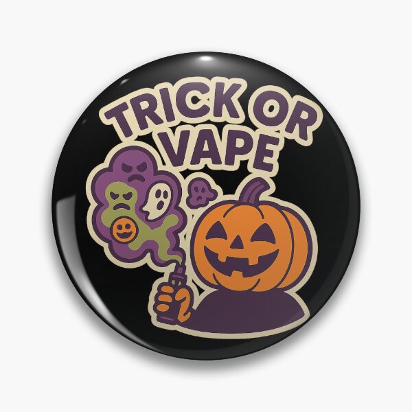 Item preview, Trick or Vape – Pumpkin Cloud Chaser Halloween Design designed and sold by House of Taste Designs.