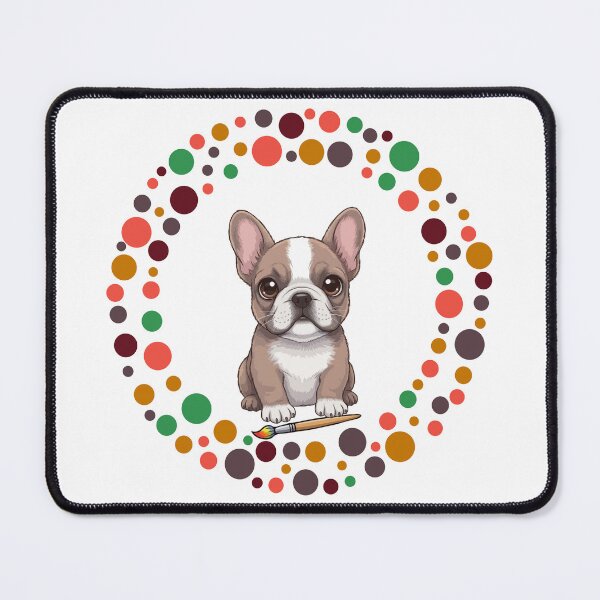 Item preview, Celebrate Dot Day with My French Bulldog | Colorful Dog Art designed and sold by The Real Life Symphony.